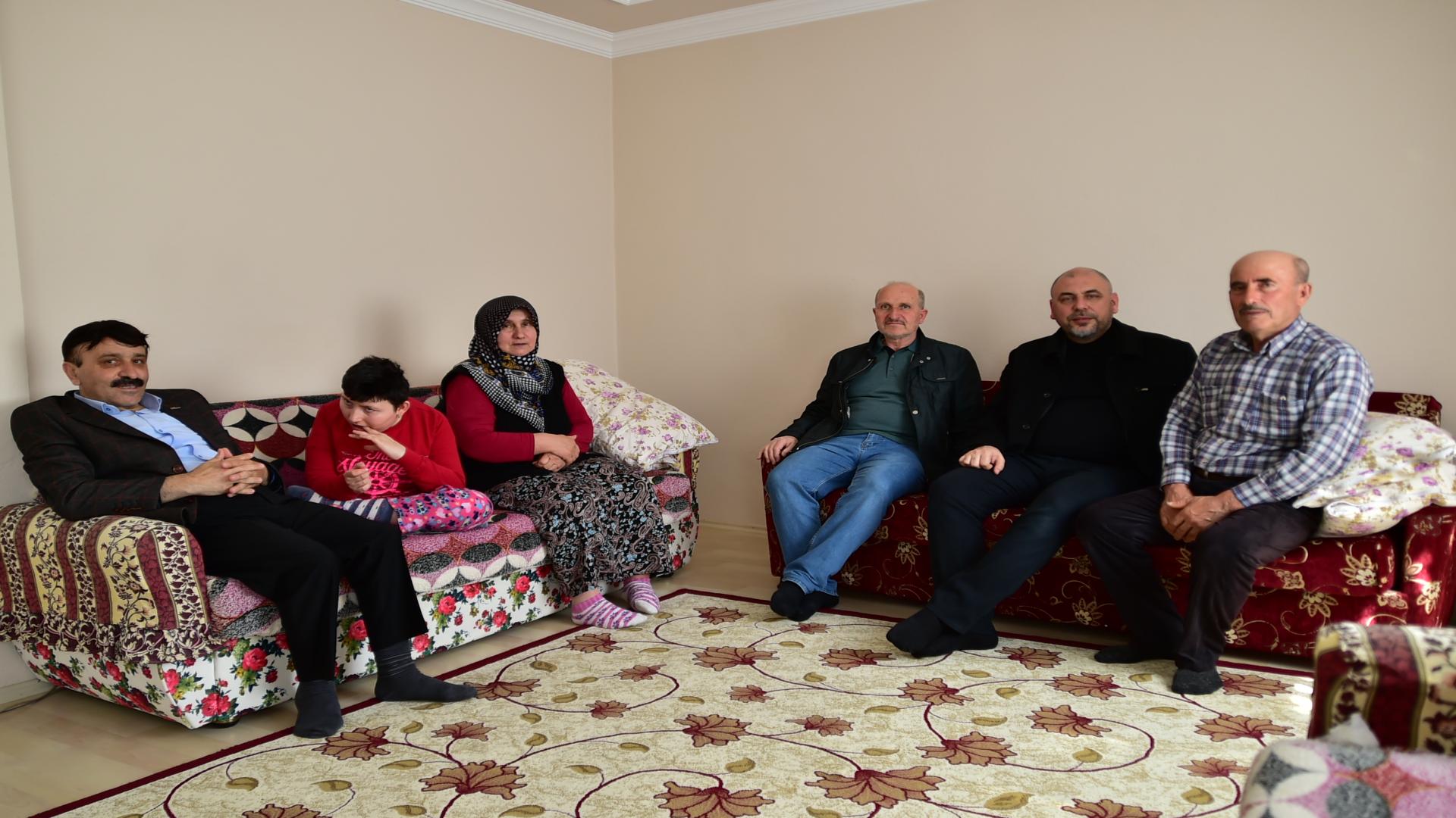 Başkan Aydından Engelli Hemşehrilerimize Ziyaret