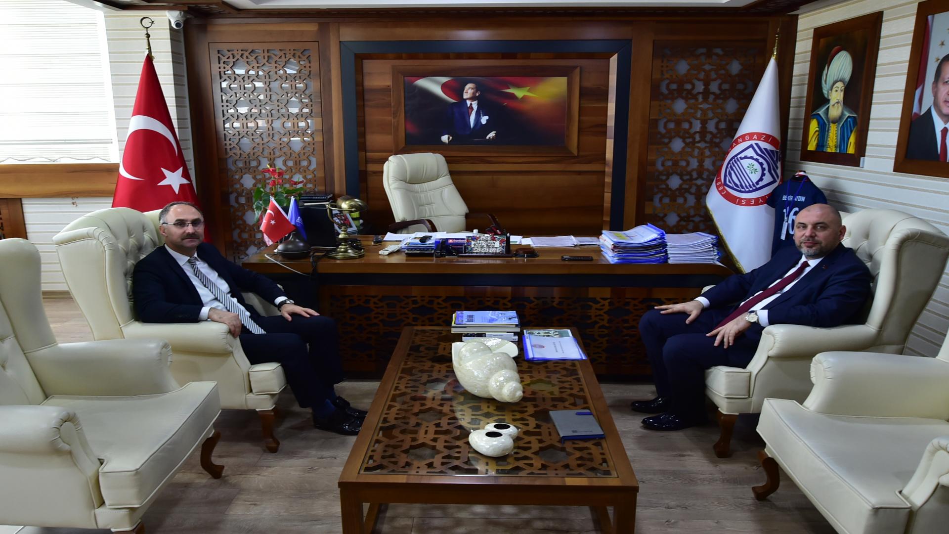 Süleyman Şahin’den Bekir Aydın'a ziyaret