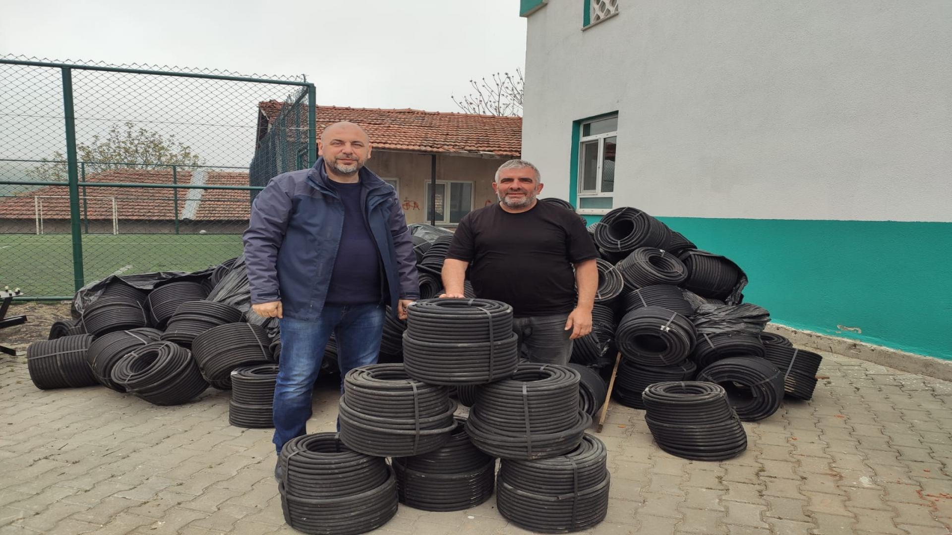 Orhangazi Belediye Başkanı Bekir Aydından Mahmudiye’li Çiftçiye Destek.