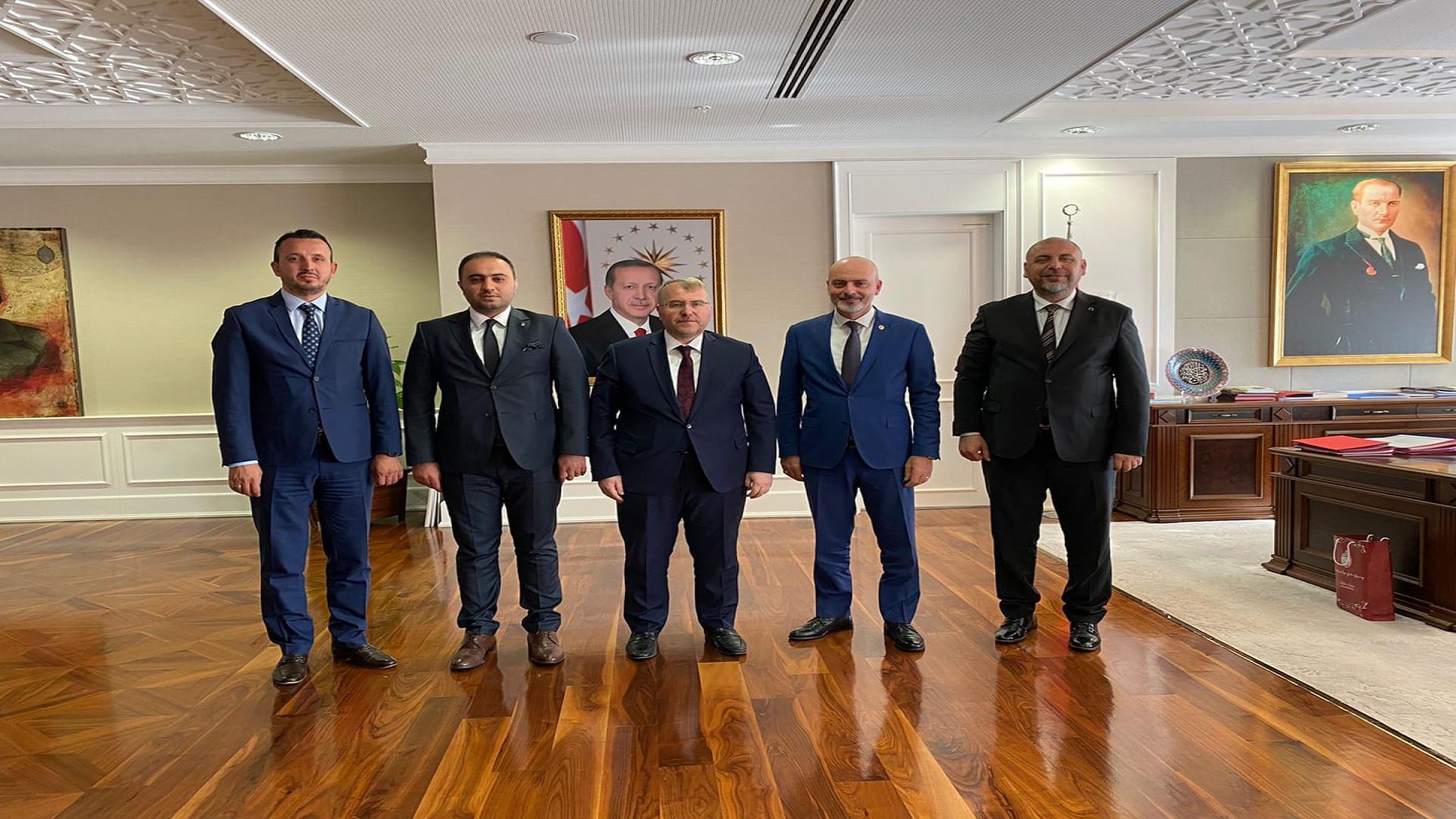  Başkan Aydın’dan Sağlık Bakan Yardımcısı Eldemir’e Ziyaret.