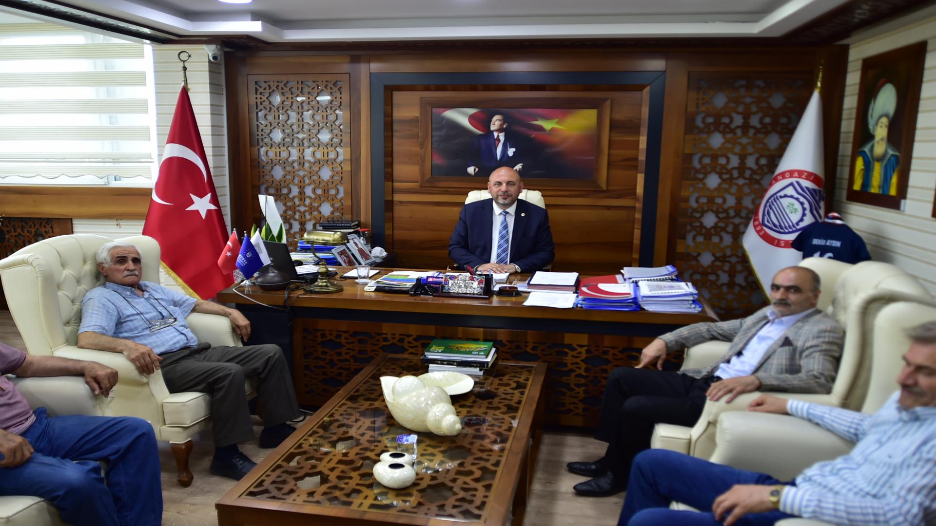 Orhangazi Karslılar Kültür ve Dayanışma Derneğinden Başkan Aydın’a Ziyaret