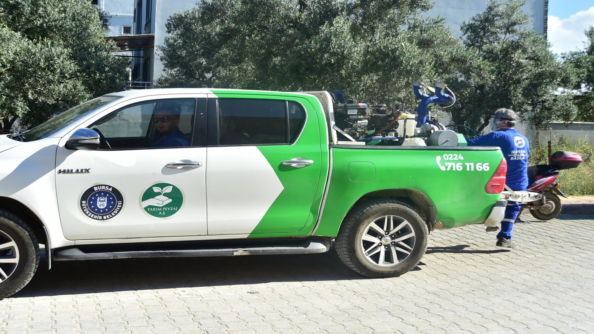 Orhangazi‘de Larva ve Sineklere Karşı Mücadele Sürdürülüyor