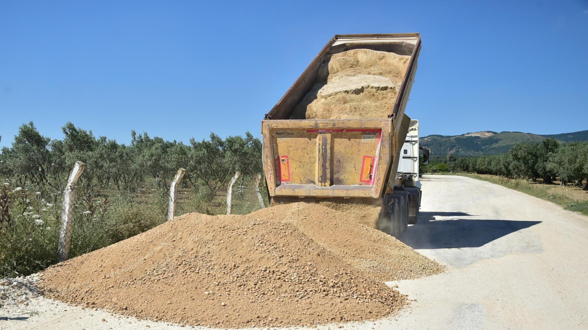 Orhangazi Cihanköy Ortaköy Mahalle Yolu Yapılıyor.