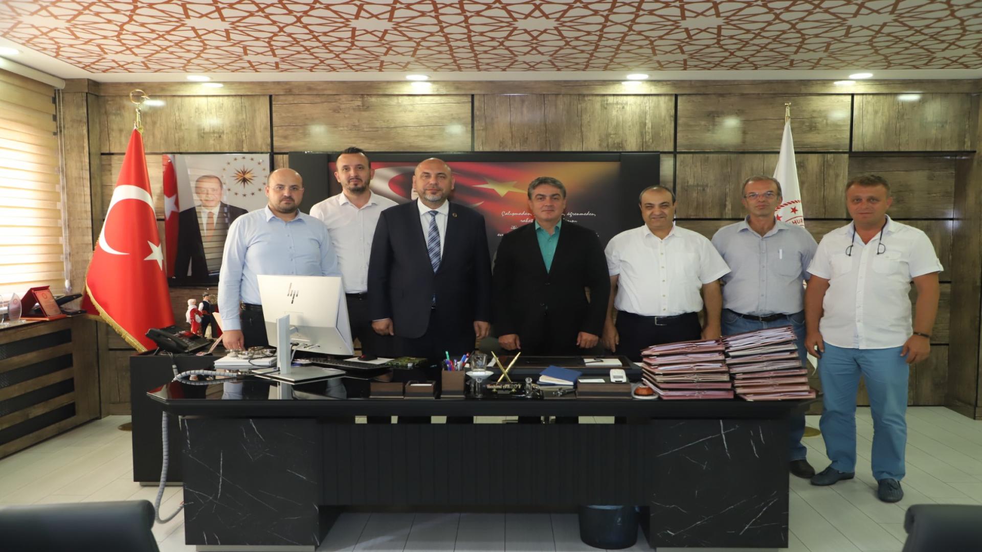 Başkan Bekir Aydın Bursa İl Spor Müdürü Rahmi Aksoy ile Görüştü