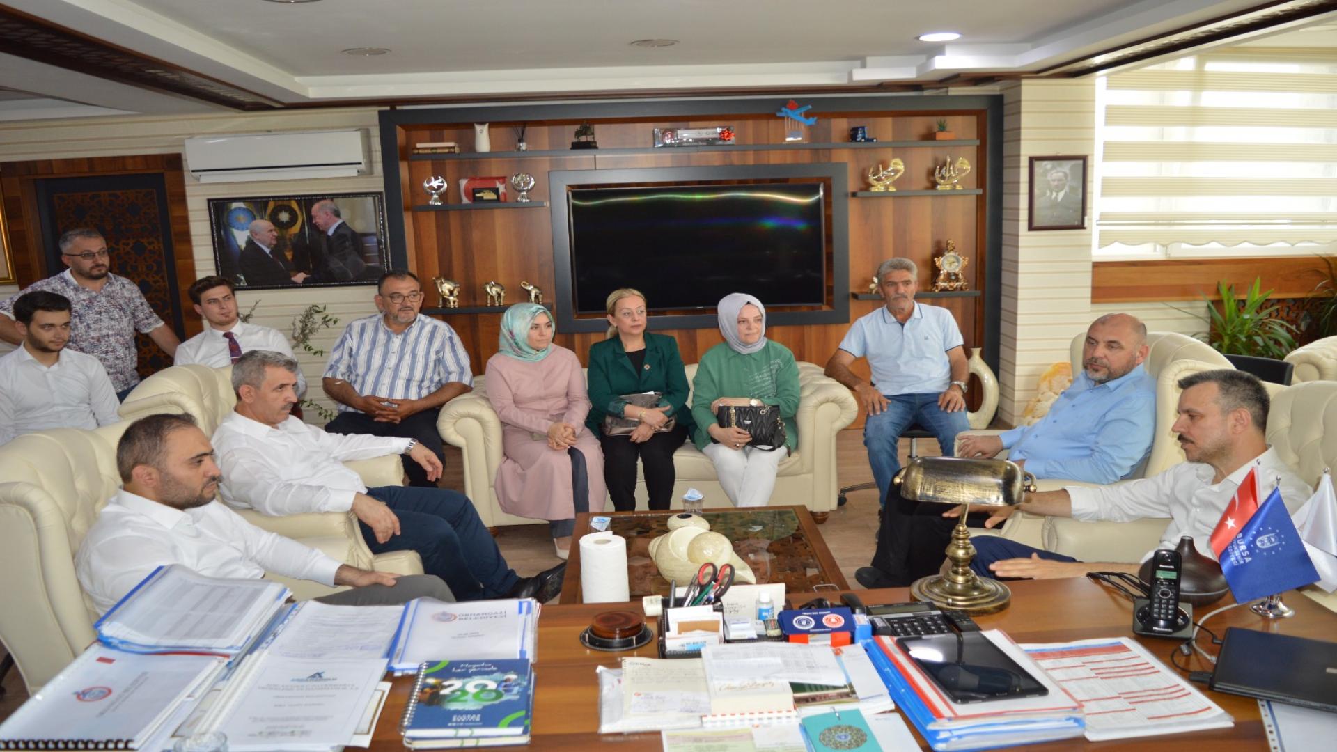 Mustafa Esgin’den Orhangazi’ye Bir Günde İki Günlük Ziyaret.