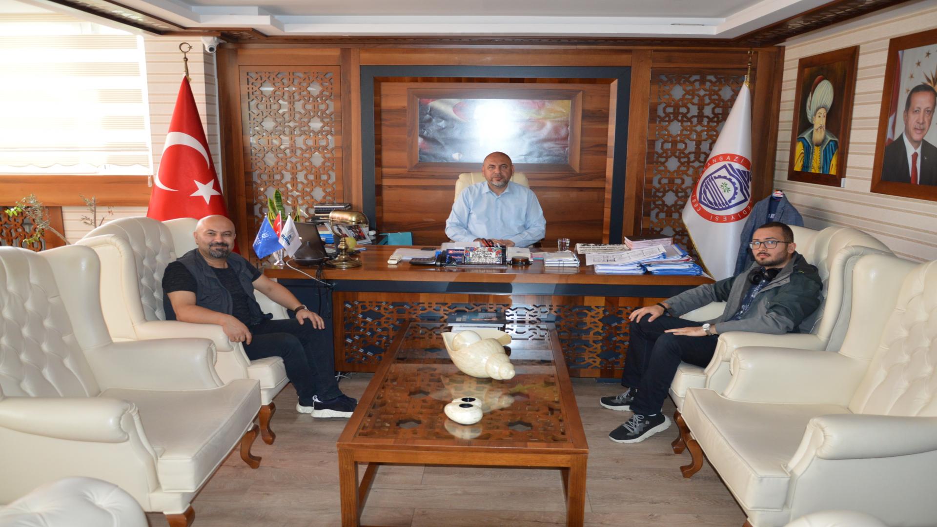 Orhangazi Danışmanlık ve Psikoteknik Hizmetleri Şirketi Kurucusu Yusuf Sevinçten Başkan Aydın’a Ziyaret