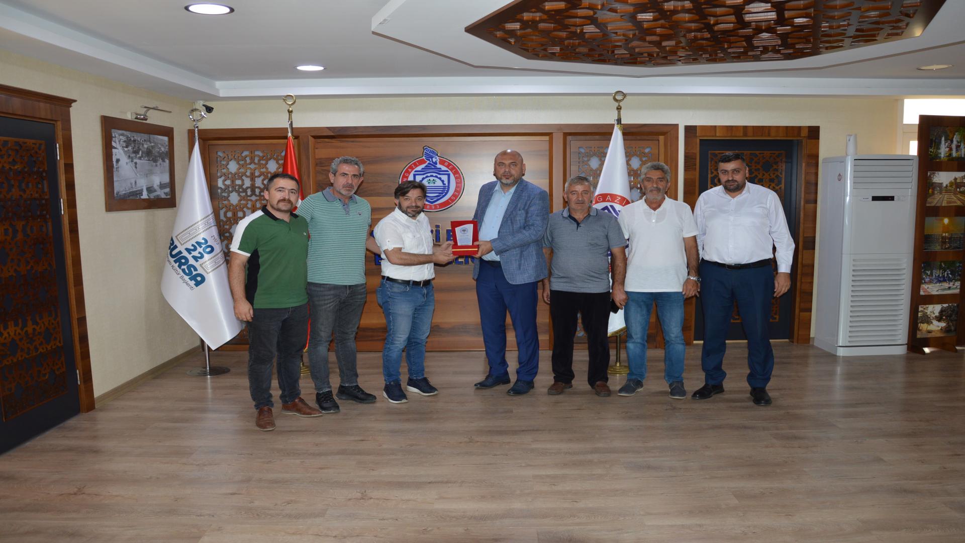 Orhangazi Erzurumlular Kültür ve Dayanışma Derneğinden Başkan Aydın’a Ziyaret.