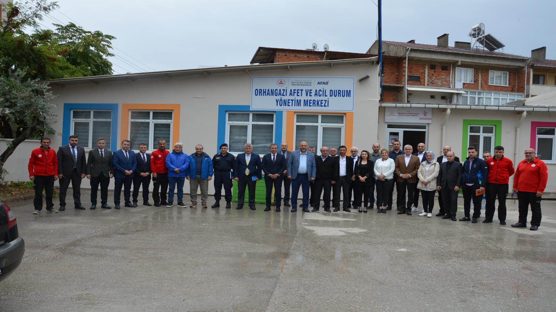 Başkan Aydın TAMP Bursa Bölgesel Tatbikatı Kapsamında Orhangazi Toplantısına Katıldı