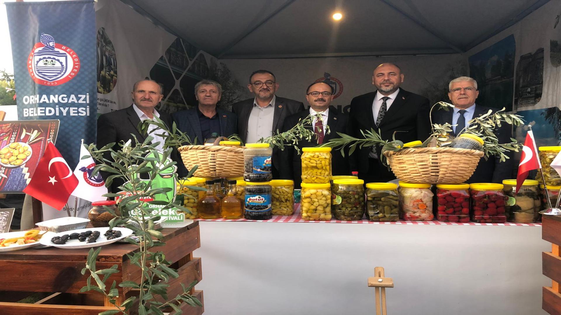 Orhangazi Belediyesi Bursa Gastronomi Festivalinde Orhangazi'nin Ürünlerini Tanıttı