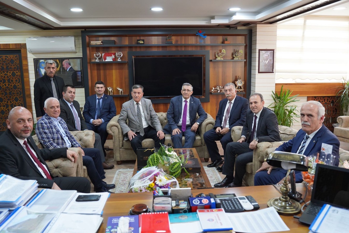 Altepe’den Başkan Aydın’a Tebrik Ziyareti