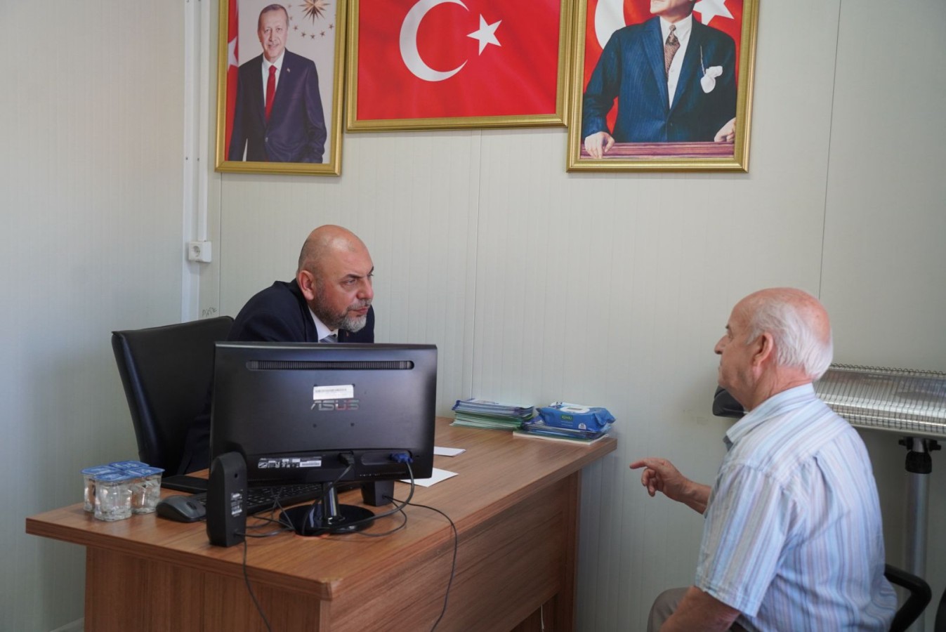 Başkan Aydın Cuma Buluşmalarını Bu Hafta Kentsel Dönüşüm Ofisinde Yaptı