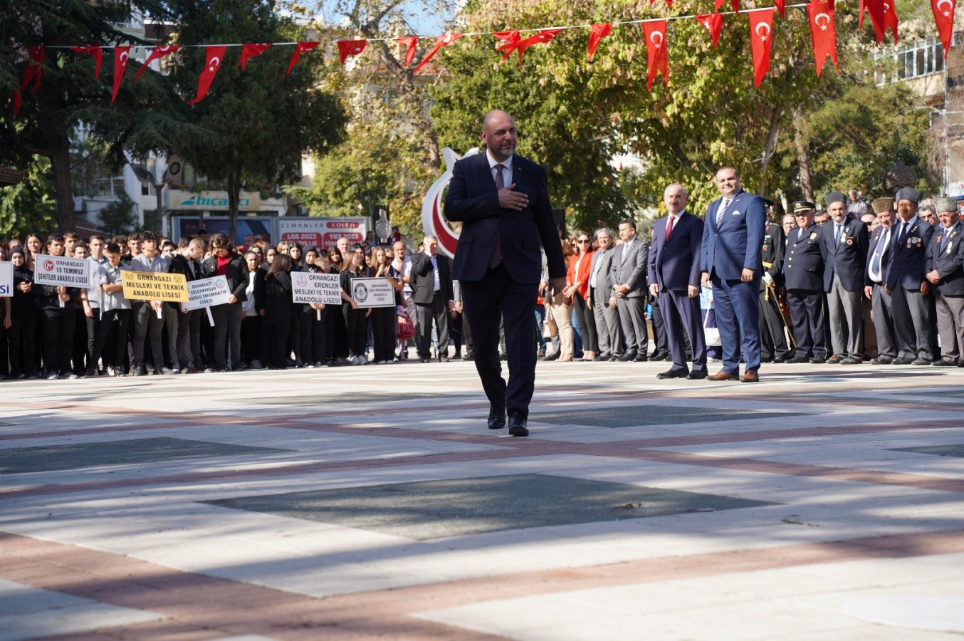 Başkan Aydın Cumhuriyet Bayramı Törenlerine Katıldı