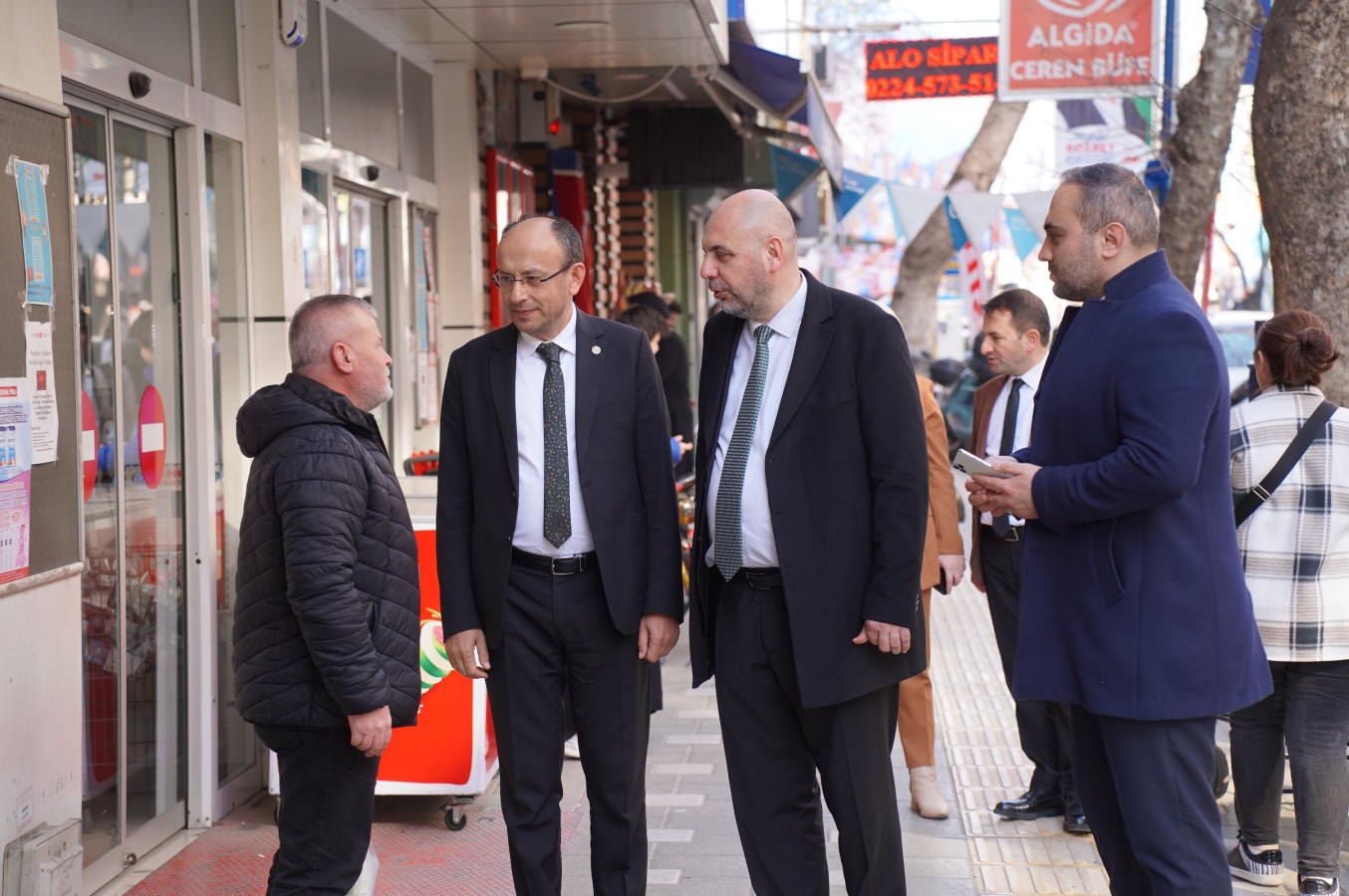 Başkan Aydın Esnaf Hemşehrileriyle Bir Arada