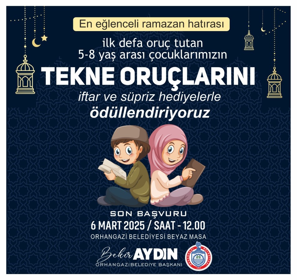 Başkan Aydın, Minikleri Tekne Orucunda Ağırlayacak