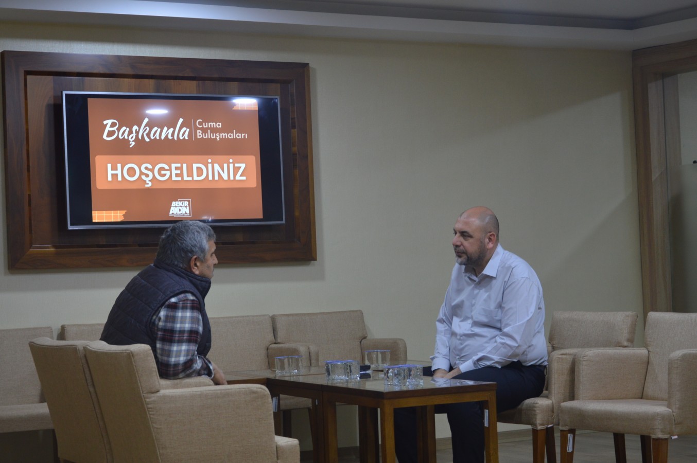 Başkan Bekir Aydın Randevusuz Cuma Buluşmalarını Sürdürüyor