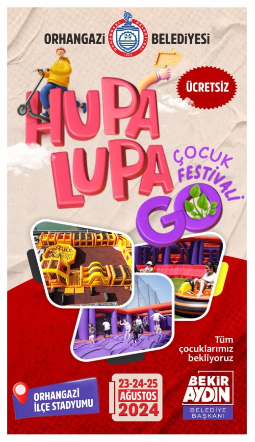 Bekir Amcalarından Çocuklar İçin Hupalupa Festivali