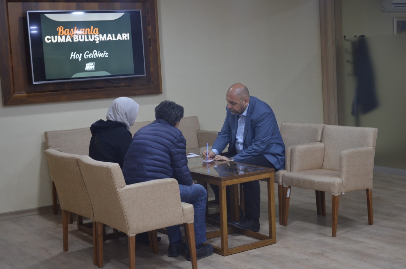 Belediye Başkanı Aydın Cuma Buluşmaları Çerçevesinde Vatandaşlarla Bir Araya Geldi