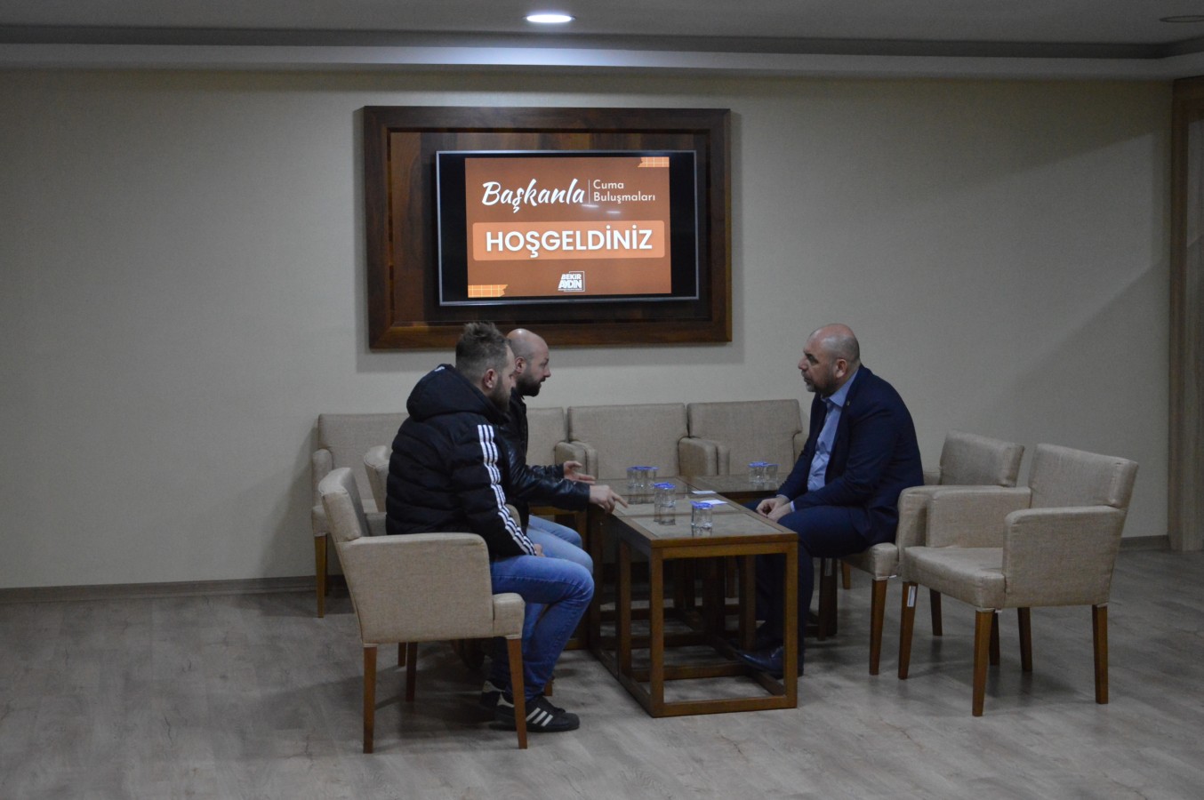 Belediye Başkanı Aydın Cuma Buluşmaları Kapsamında Misafirleriyle Görüştü