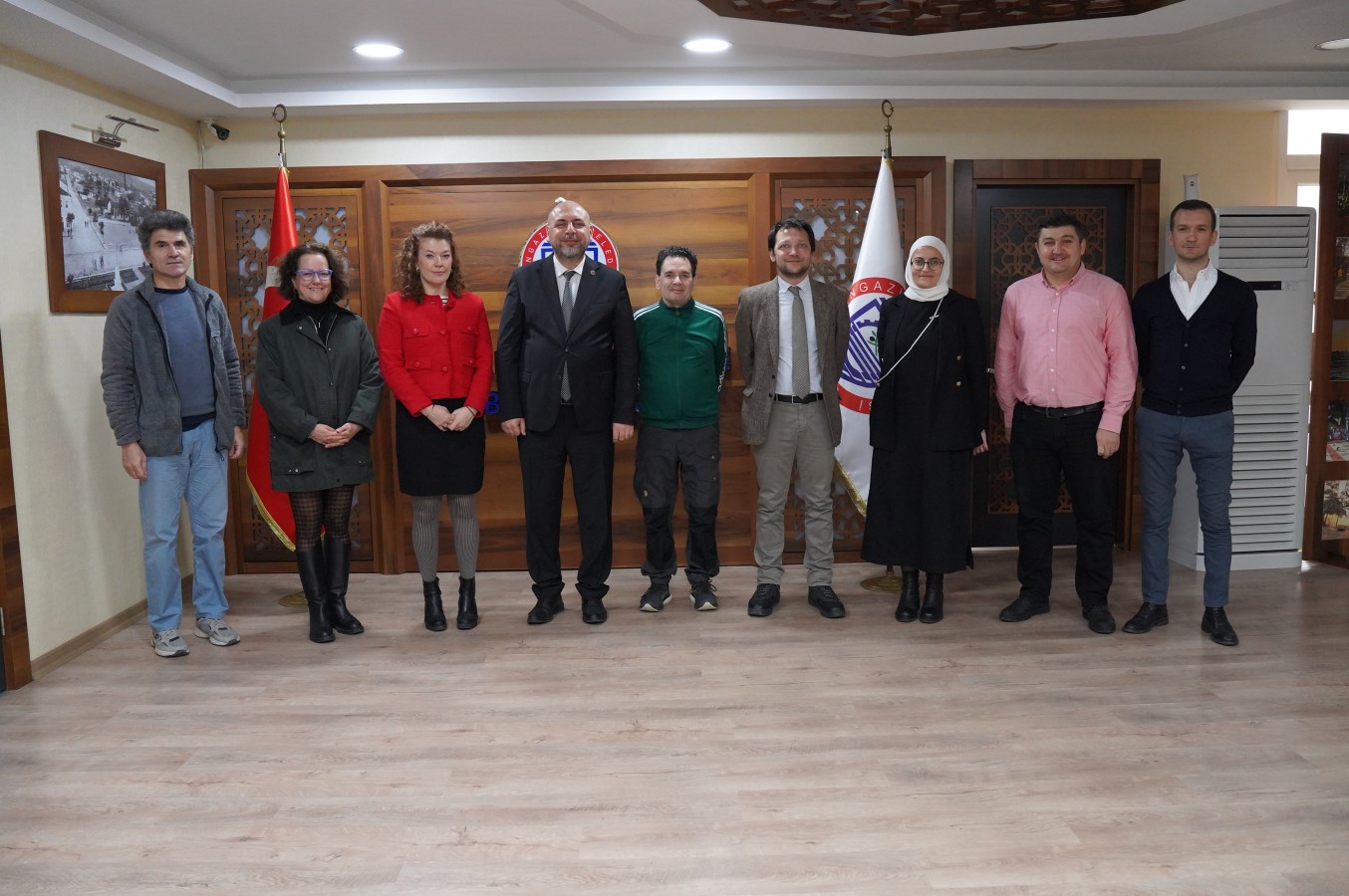 Belediye Başkanı Aydın RESLOG Yetkilileriyle Görüştü