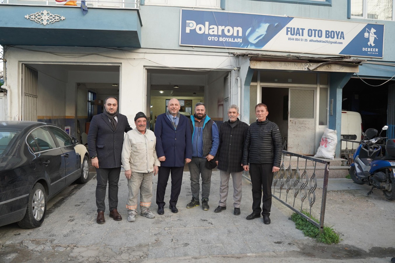 Belediye Başkanı Aydın ve İlçe Başkanı Ulusu Birlikte Esnaf Ziyaretleri Gerçekleştirdi