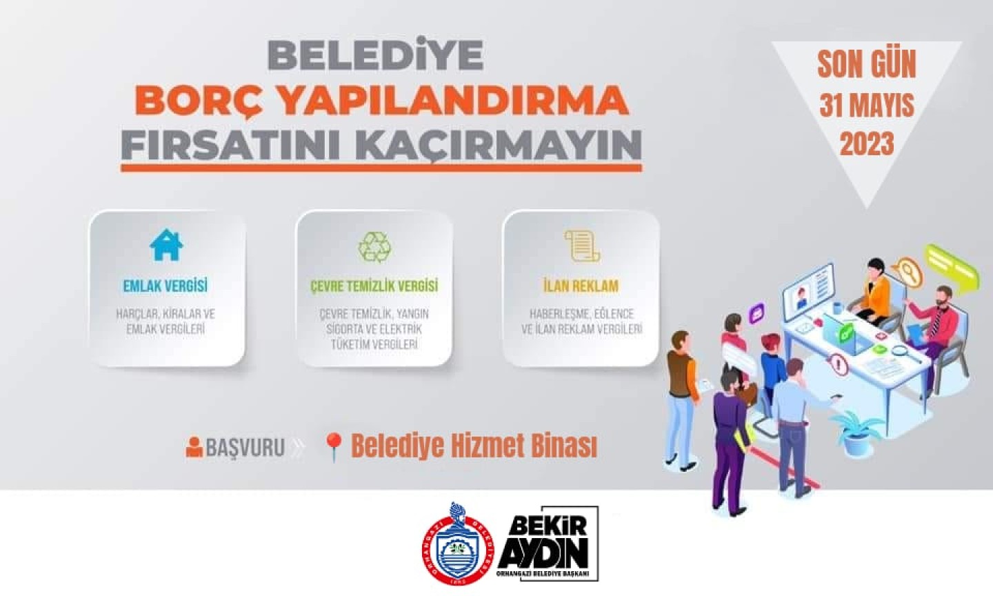 BELEDİYE BORÇ YAPILANDIRMALARI BAŞLADI
