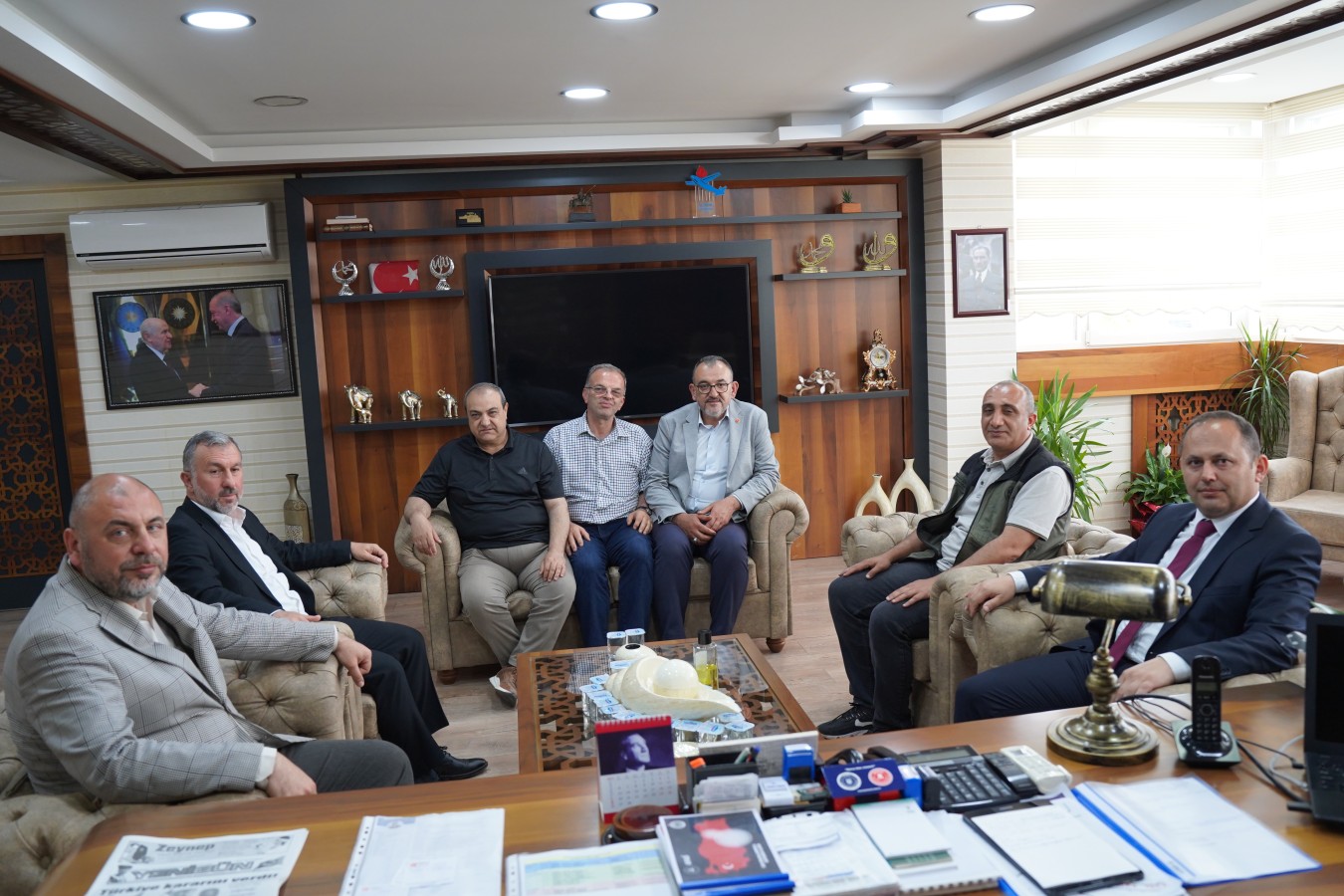 Bursa Orman Müdürü Esat Şimşek’ten Başkan Aydın’a Ziyaret