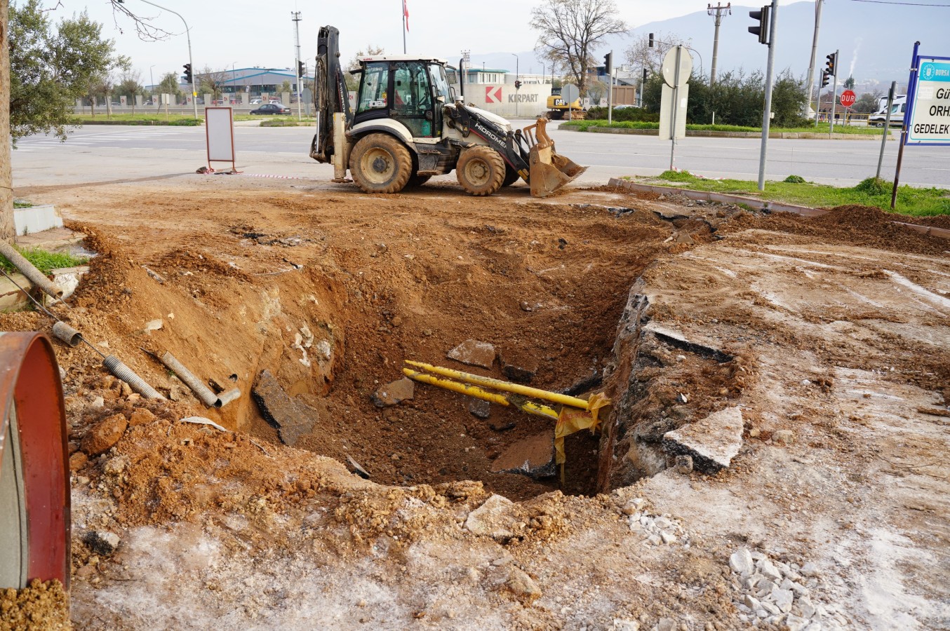 Gedelek de Yaşanan Altyapı Sorunu Çözülüyor