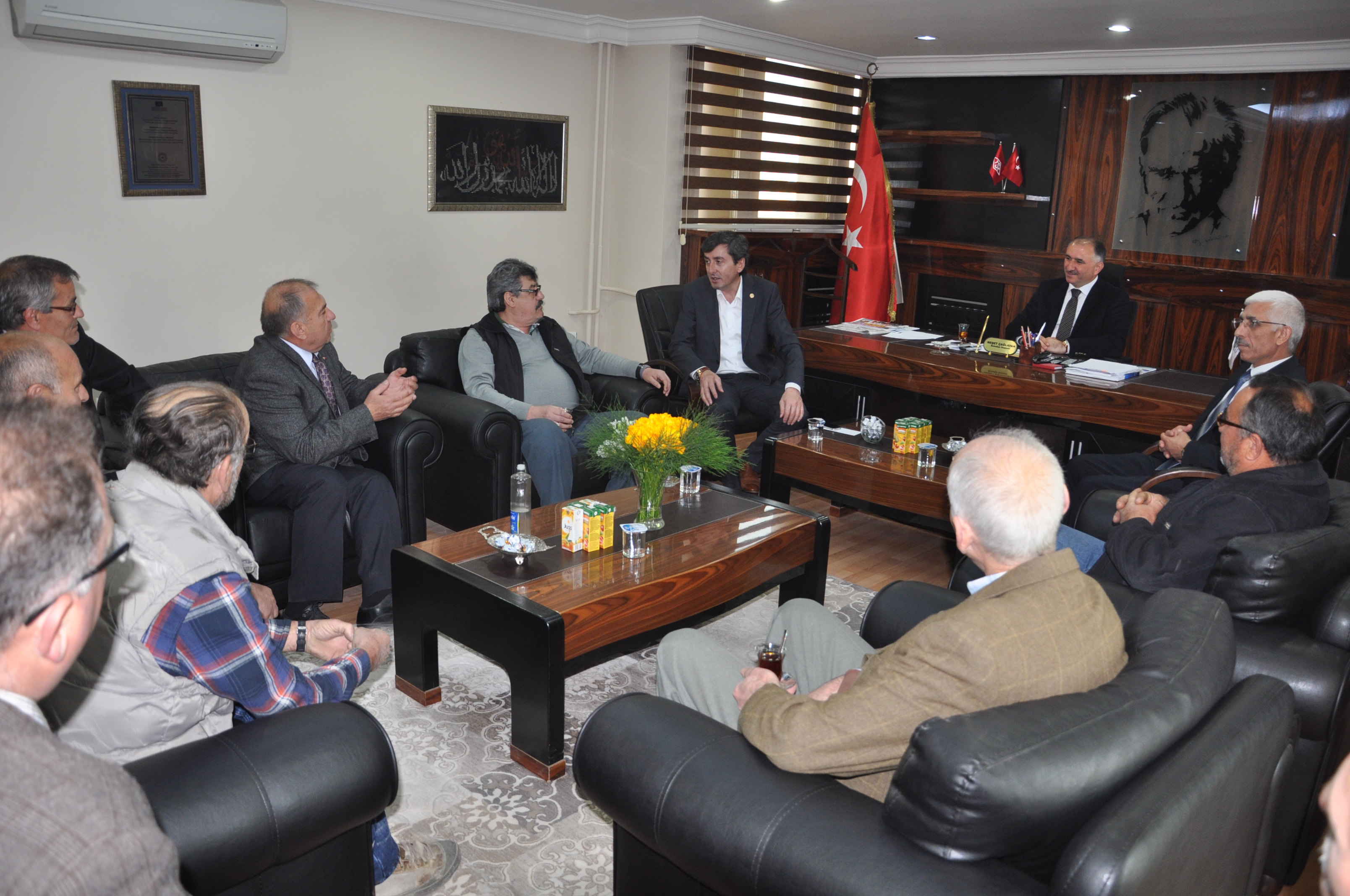 Keramet Sulama Birliginden Hayirli Olsun Ziyareti 