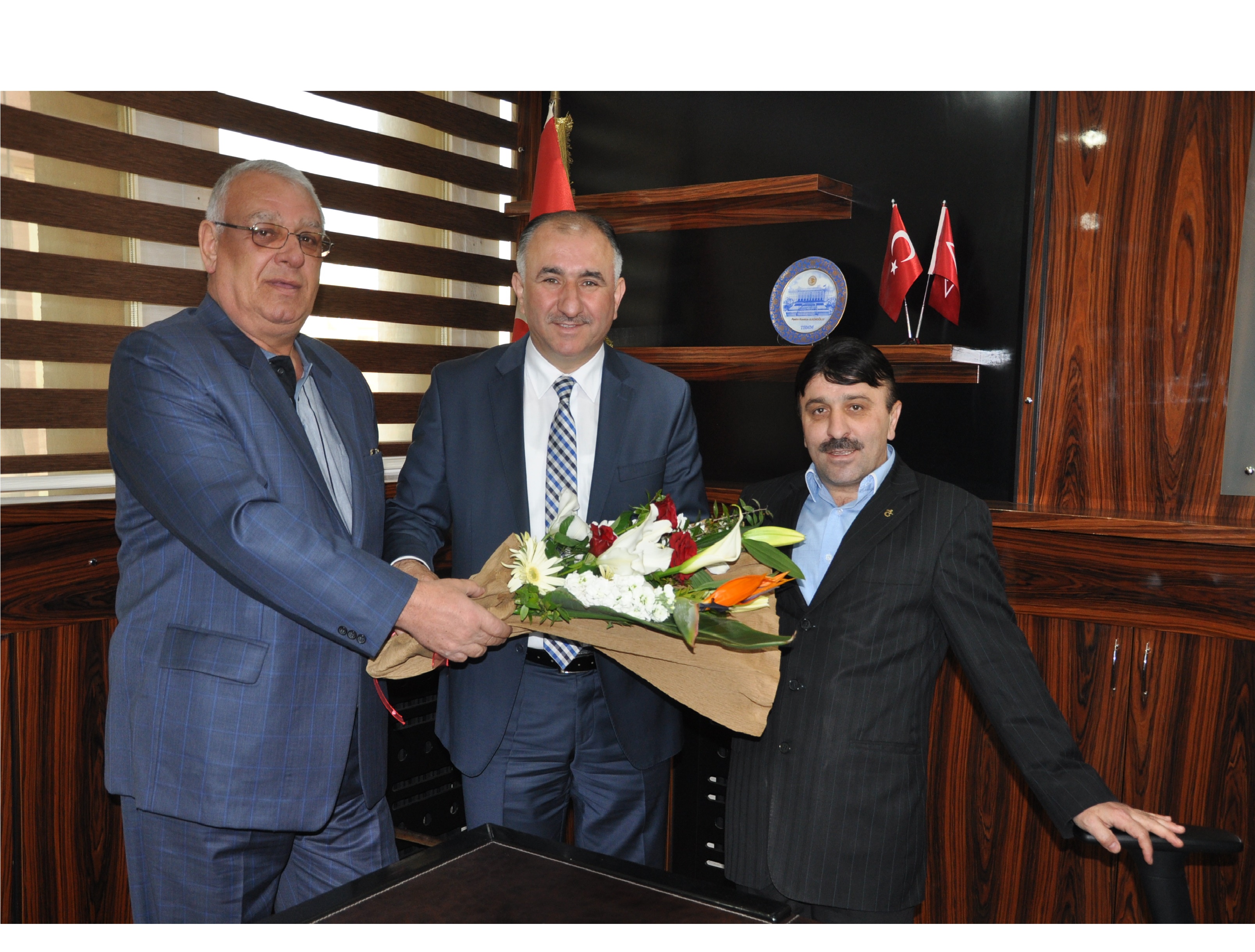 Baskan Çaglayana Belediye Is Sendikasi Bursa Subesi Baskani Abdullah Naci Levent 'den Ziyaret 