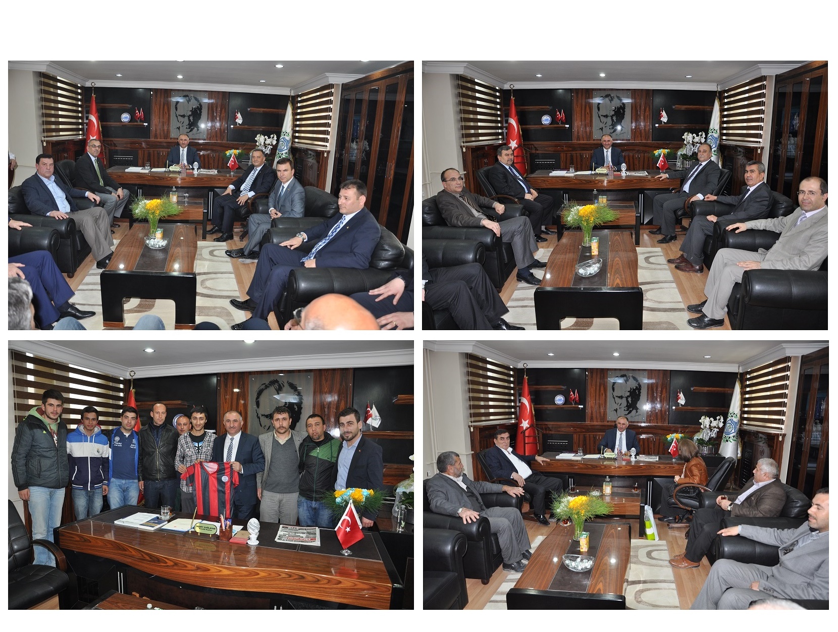 Baskan Çaglayan'a Hayirli Olsun Ziyaretleri Devam Ediyor 