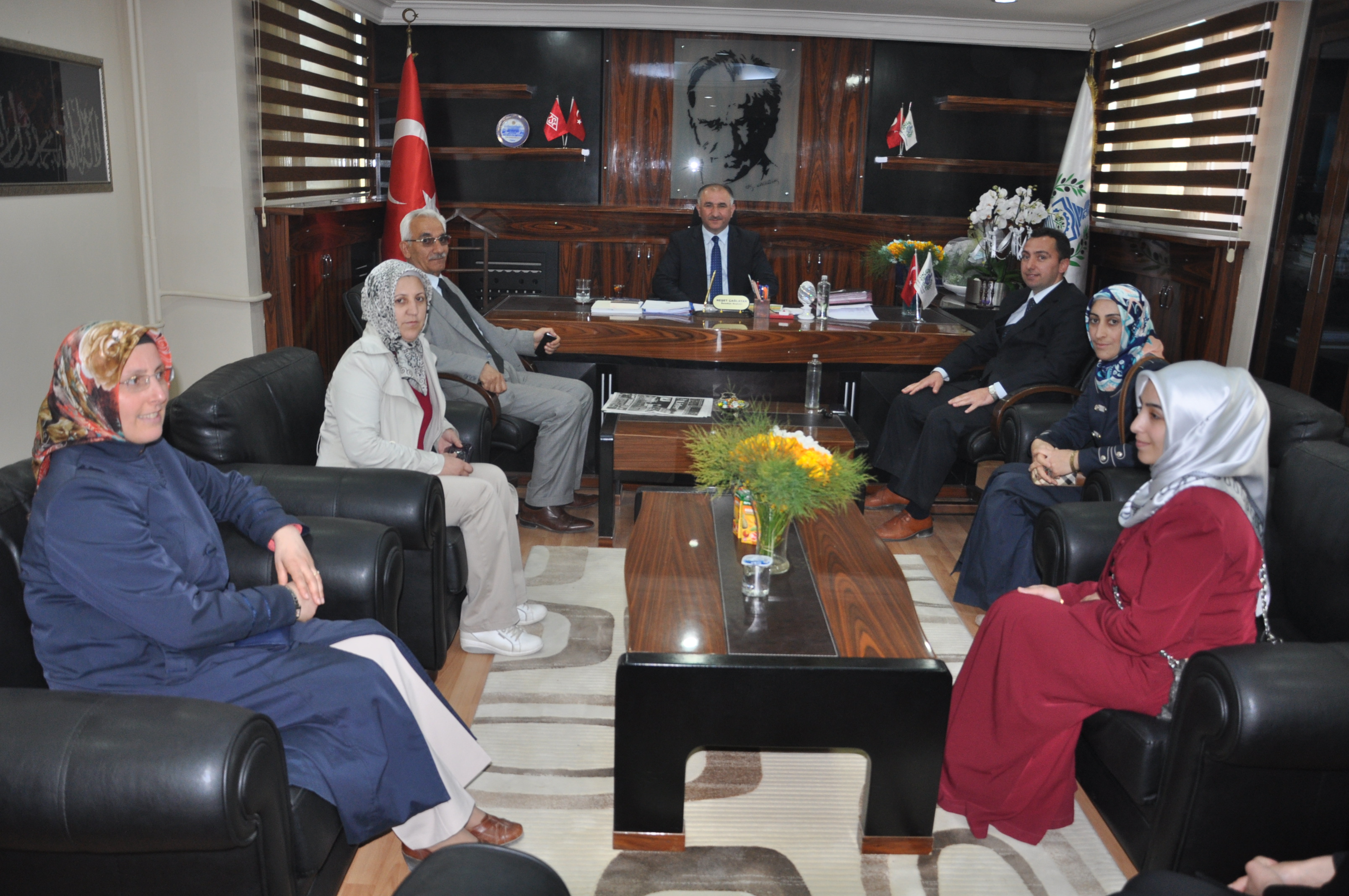 Belediye Baskani Neset Çaglayan'a Ziyaretler Devam Ediyor 