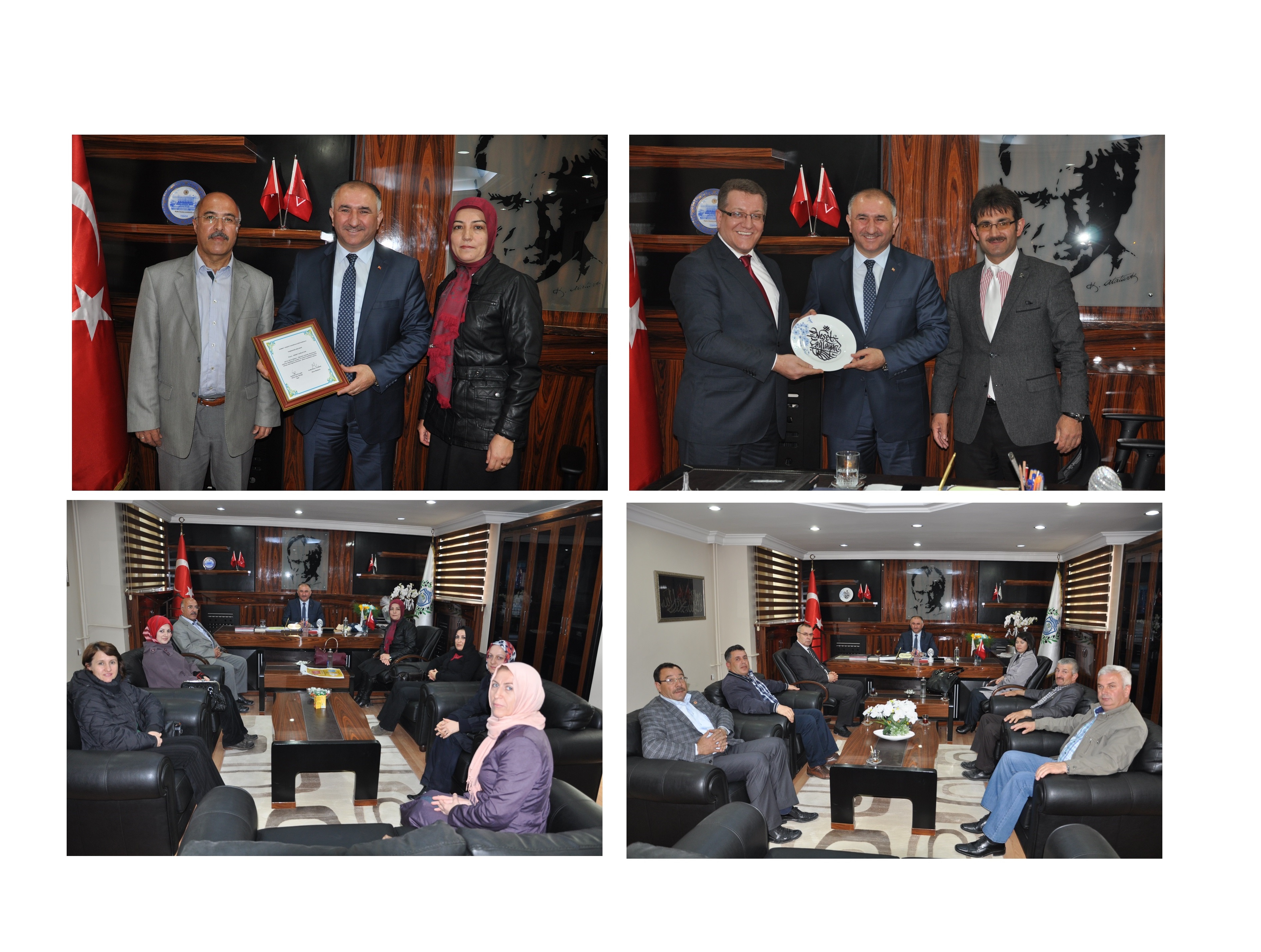 Baskan Çaglayan'a Ziyaretçi Akini Devam Ediyor 