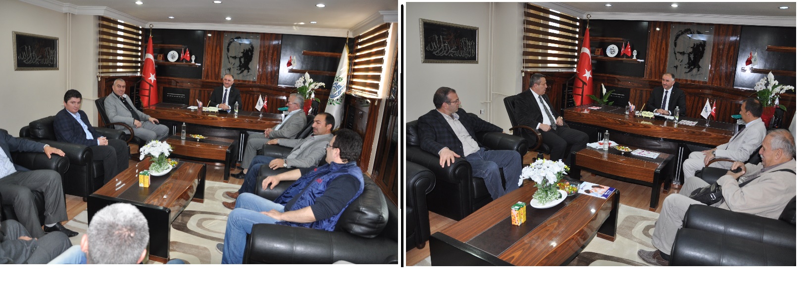 Baskan Çaglayan'a Ordulular Dernegi ve OGESED Baskani Ziyaret Etti 