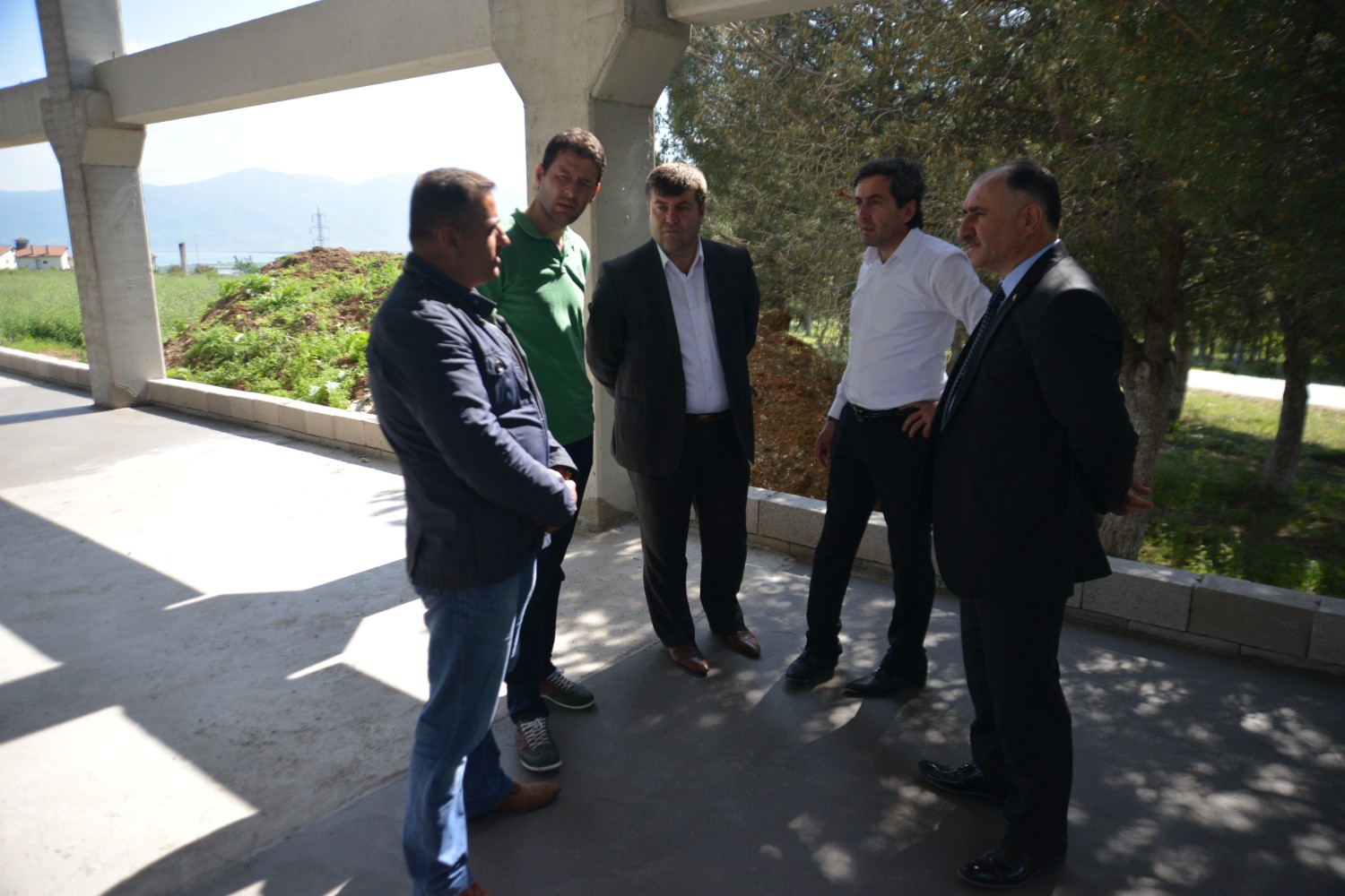 Belediye Baskani Neset Çaglayan Devam Eden Alt Yapi ve Diger Tesis Insaatlarinda Incelemelerde Bulundu 