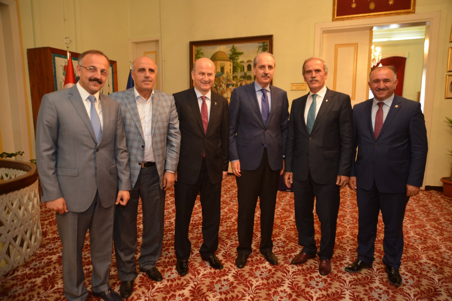 Belediye Baskani Neset Çaglayan Numan Kurtulmus Ile Bulustu 