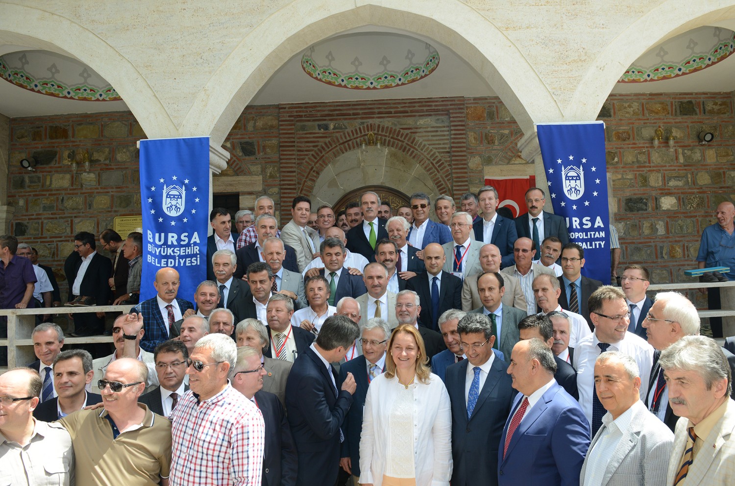 Belediye Baskani Neset Çaglayan Çaglayan Arasta Camii Açilisindaydi 