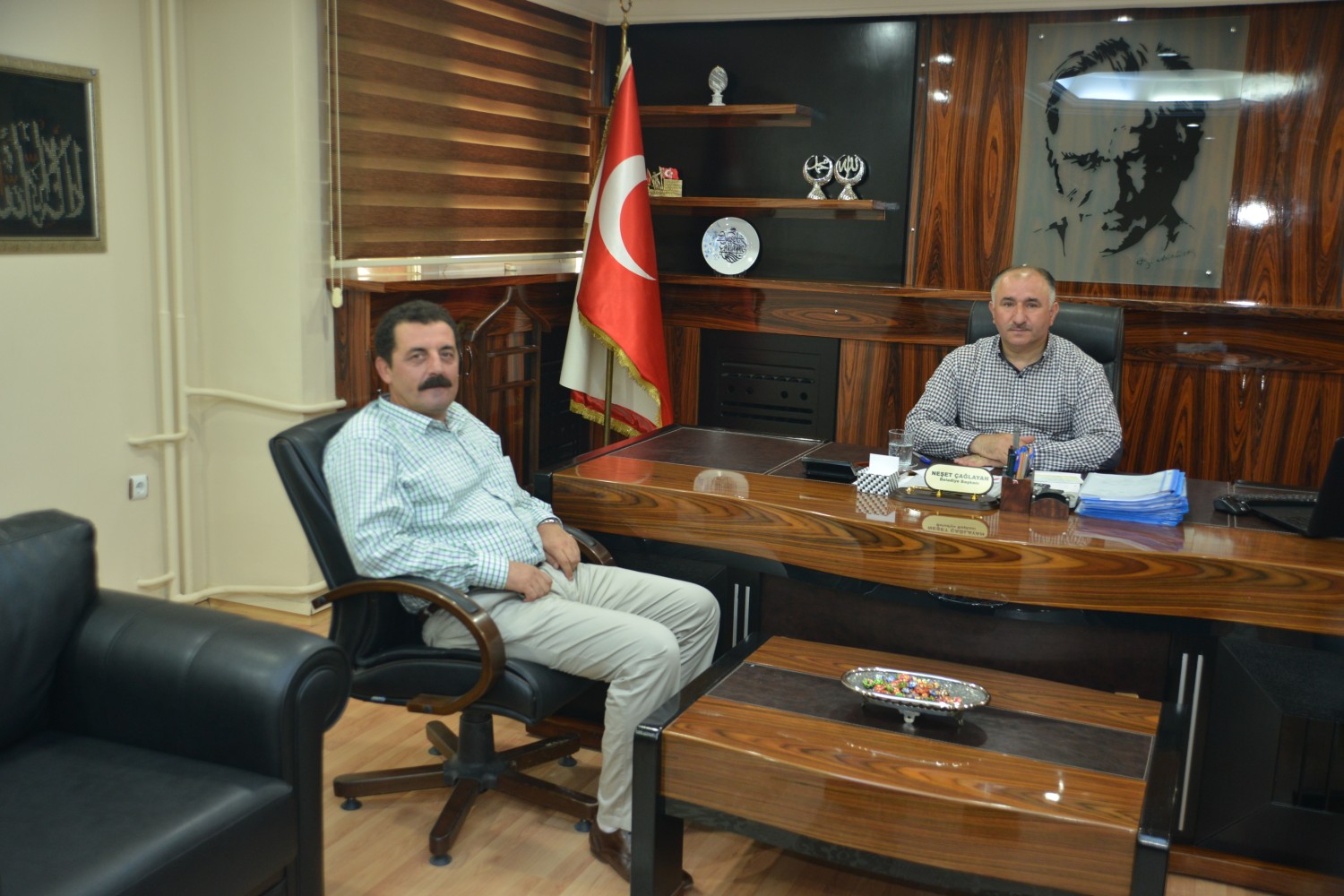 Yalova Armutlu Belediye Baskani, Belediye Baskani Neset Çaglayan’i Ziyaret Etti 