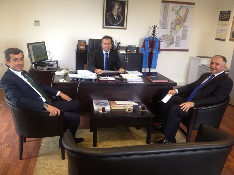 Belediye Baskani Neset Çaglayan, TOKI'de Görüsmelerde Bulundu 