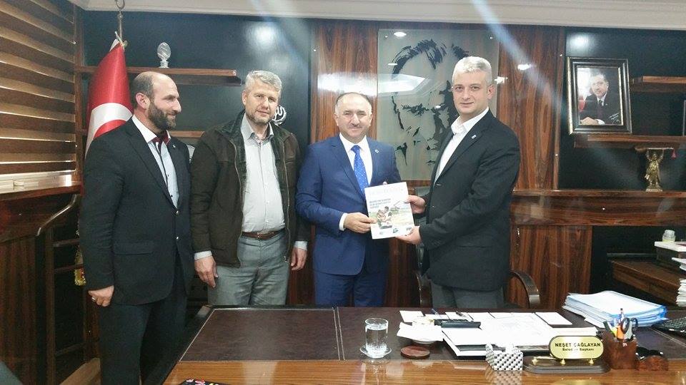 Besir Dernegi’nden Belediye Baskani Neset Çaglayan’a Nezaket Ziyareti 
