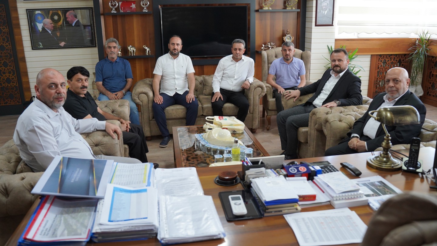 Hak İş Genel Başkanı Mahmut Arslan’dan Başkan Aydın’a Ziyaret