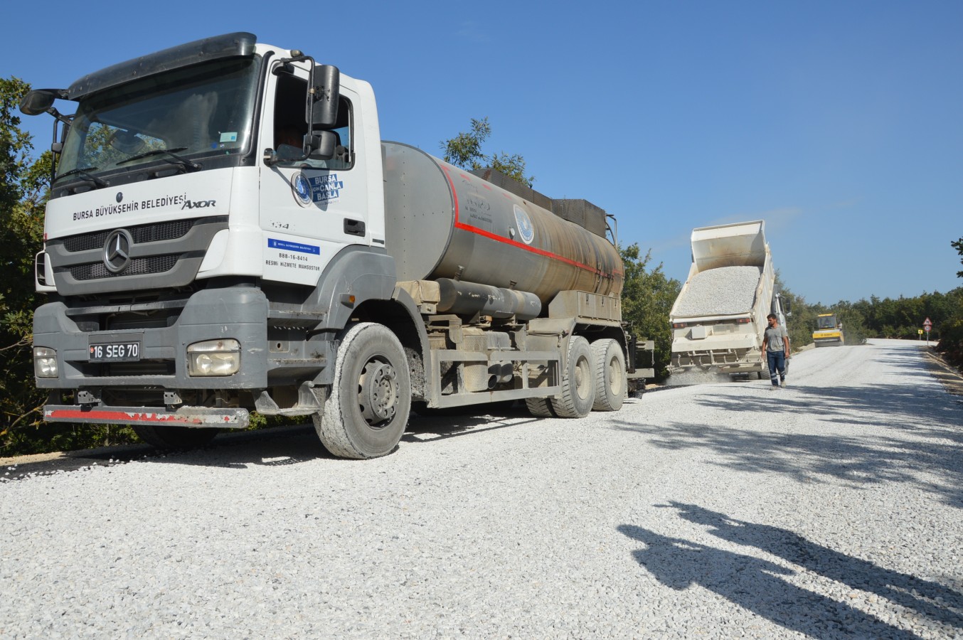 Hamzalı Mahallesi Alternatif Yolu Bitirildi