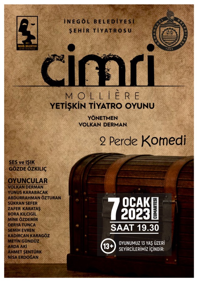 Moliere’in Cimri ’si Orhangazi’ye Geliyor