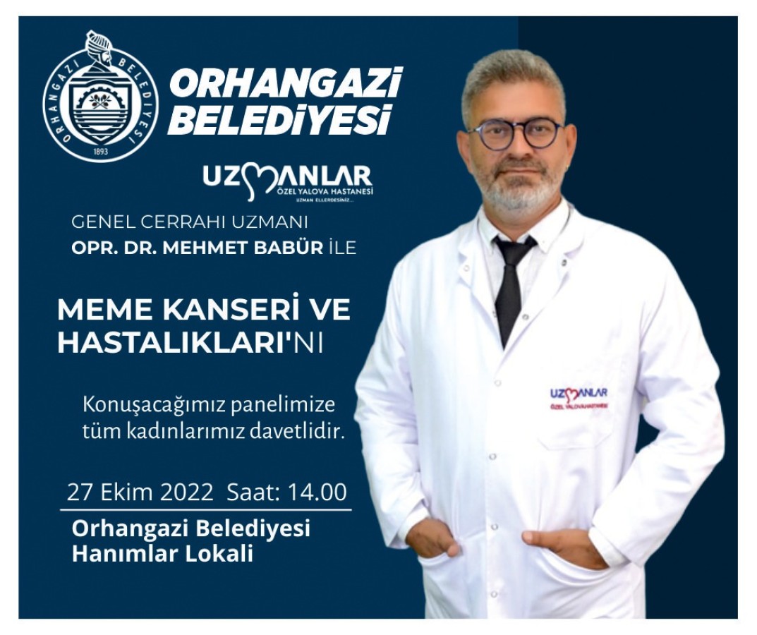 Orhangazi Belediyesinden meme kanseri paneli.