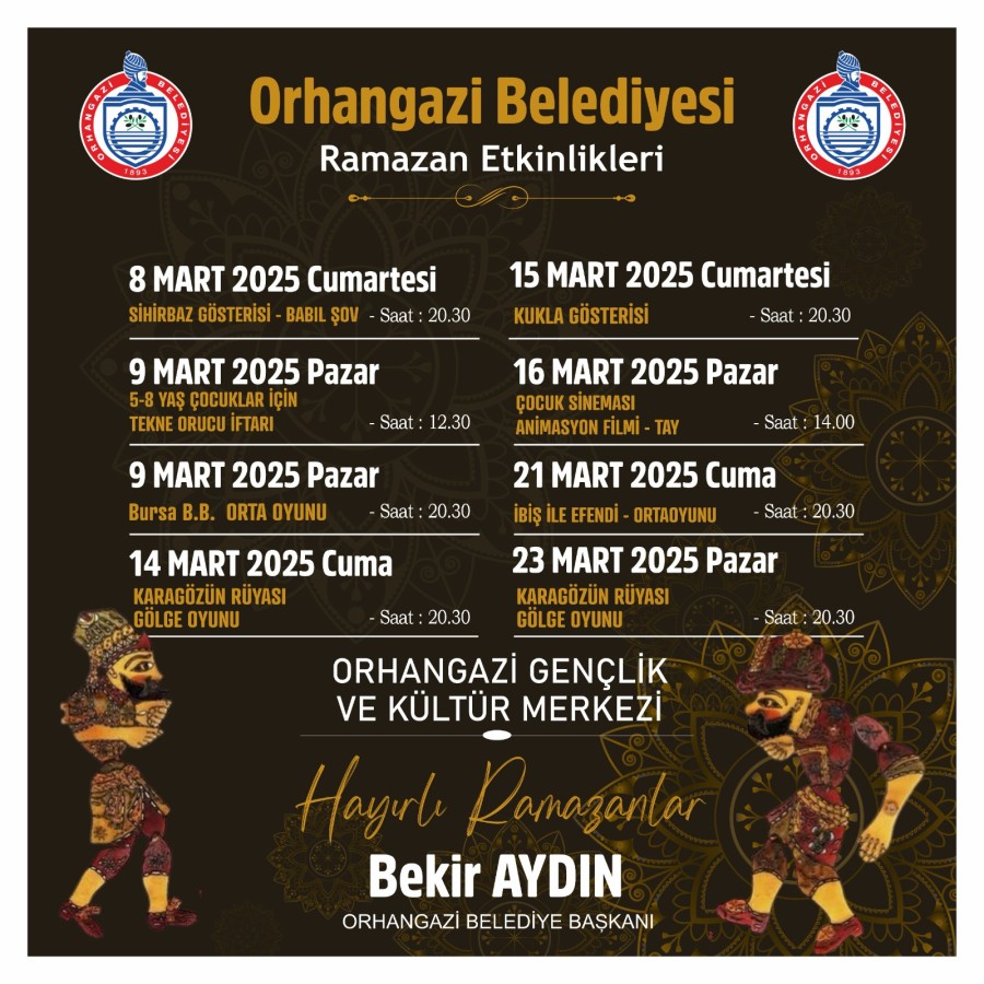 Orhangazi Belediyesi’nden Ramazan’da Çocuklara Kültürel Şölen