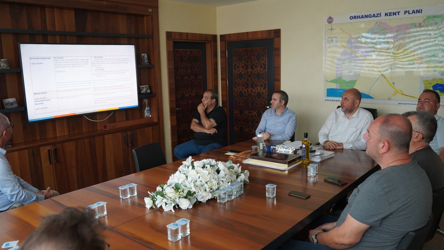 TDTK Bursa İl Koordinatörü Bilal Tunç Orhangazi Belediyesinde Kırsal Kalkınma Brifingi Verdi