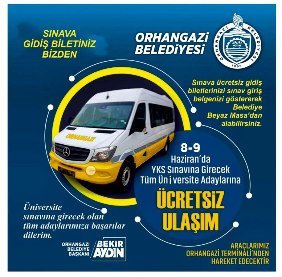 Üniversiteye Giden Yolda Bekir Aydın’dan Ücretsiz Ulaşım Desteği