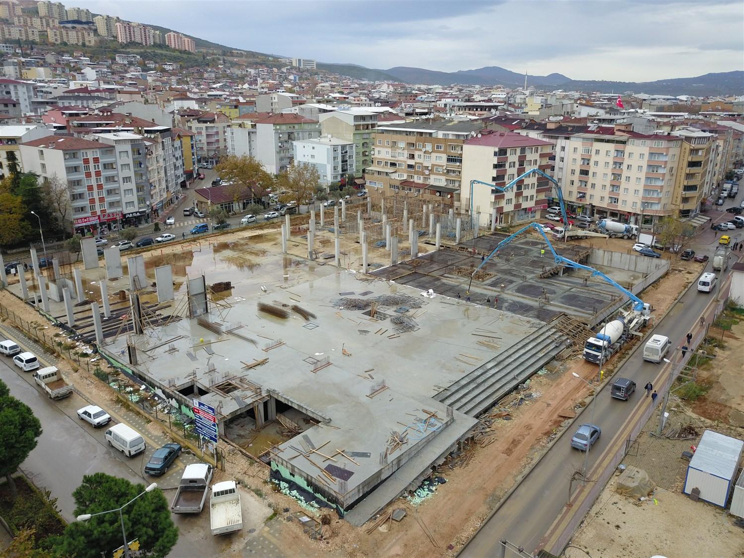 KÜLTÜR MERKEZİ İNŞAATI HIZ KAZANDI 