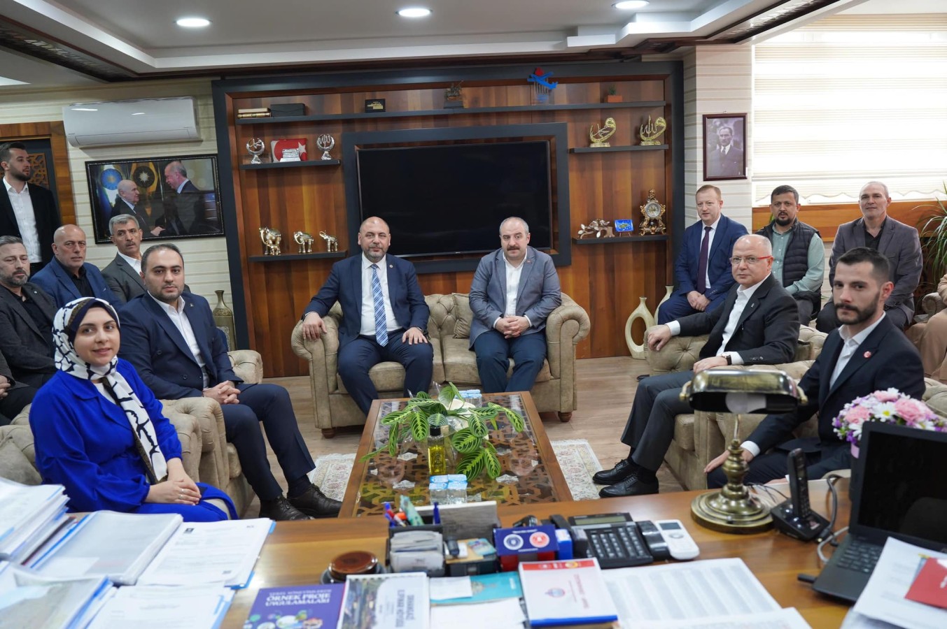 Gürkan ve Varank ‘tan Başkan Aydın'a Ziyaret