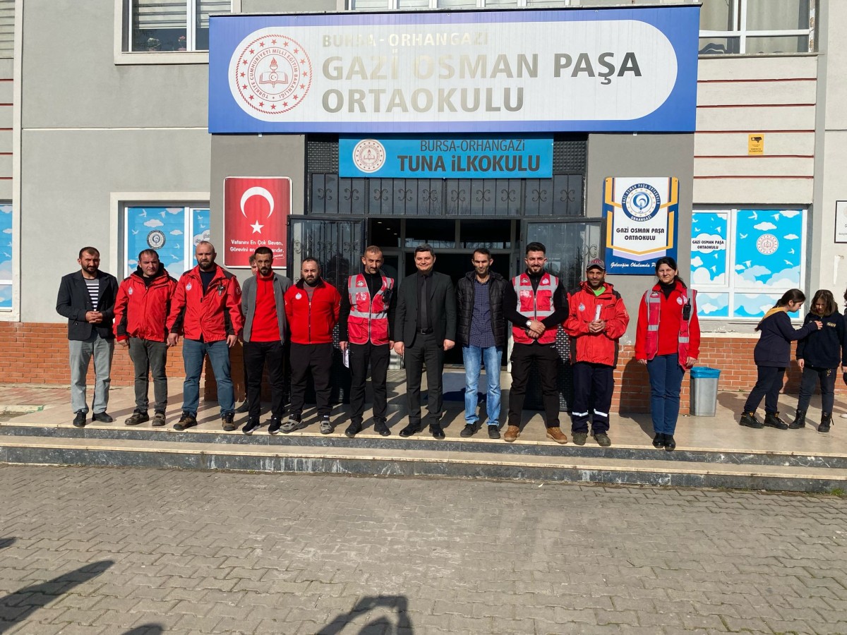 OBAK Gazi Osman Paşa İlkokulunda Tatbikat Gerçekleştirdi