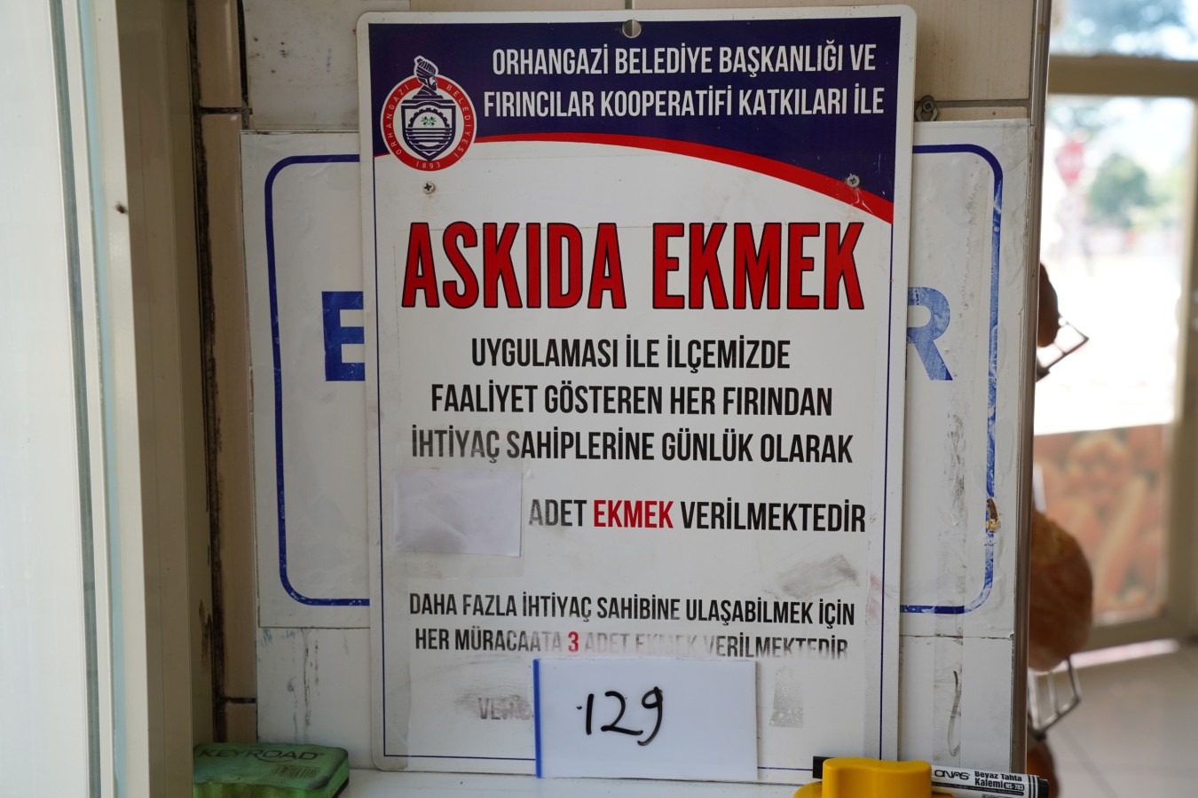 Orhangazi Belediyesi’nden Askıda Ekmek Sosyal Dayanışması